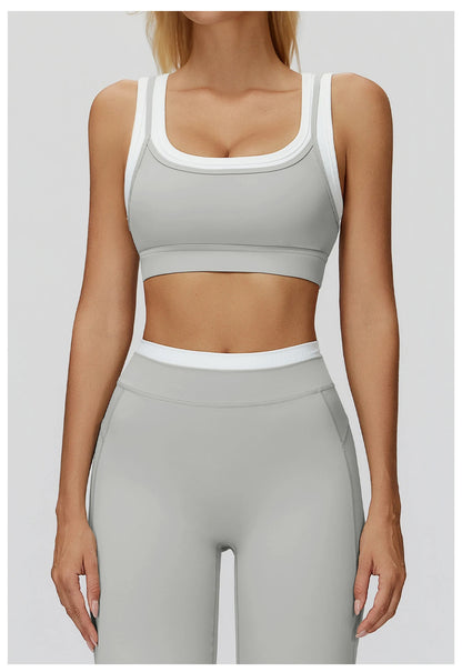 SWELTERING Women's Yoga Bra Breathable Fitness Vest Anti-Sweat Sports Underwear Female Gym Workout Crop Top Running Push Up Bra