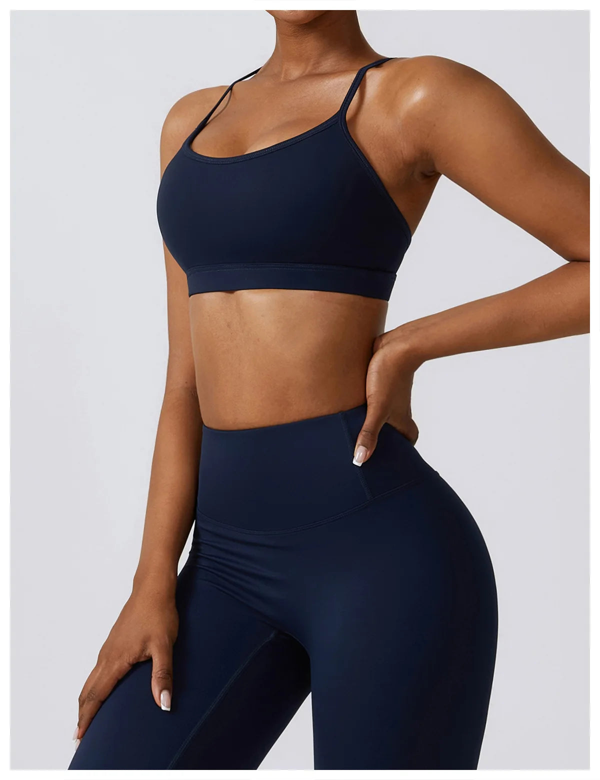 Women 2/3pcs Workout Outfits Yoga Sets Sportswear Gym Workout Clothing Tracksuit High Waist Leggings and Stretch Sports Bra
