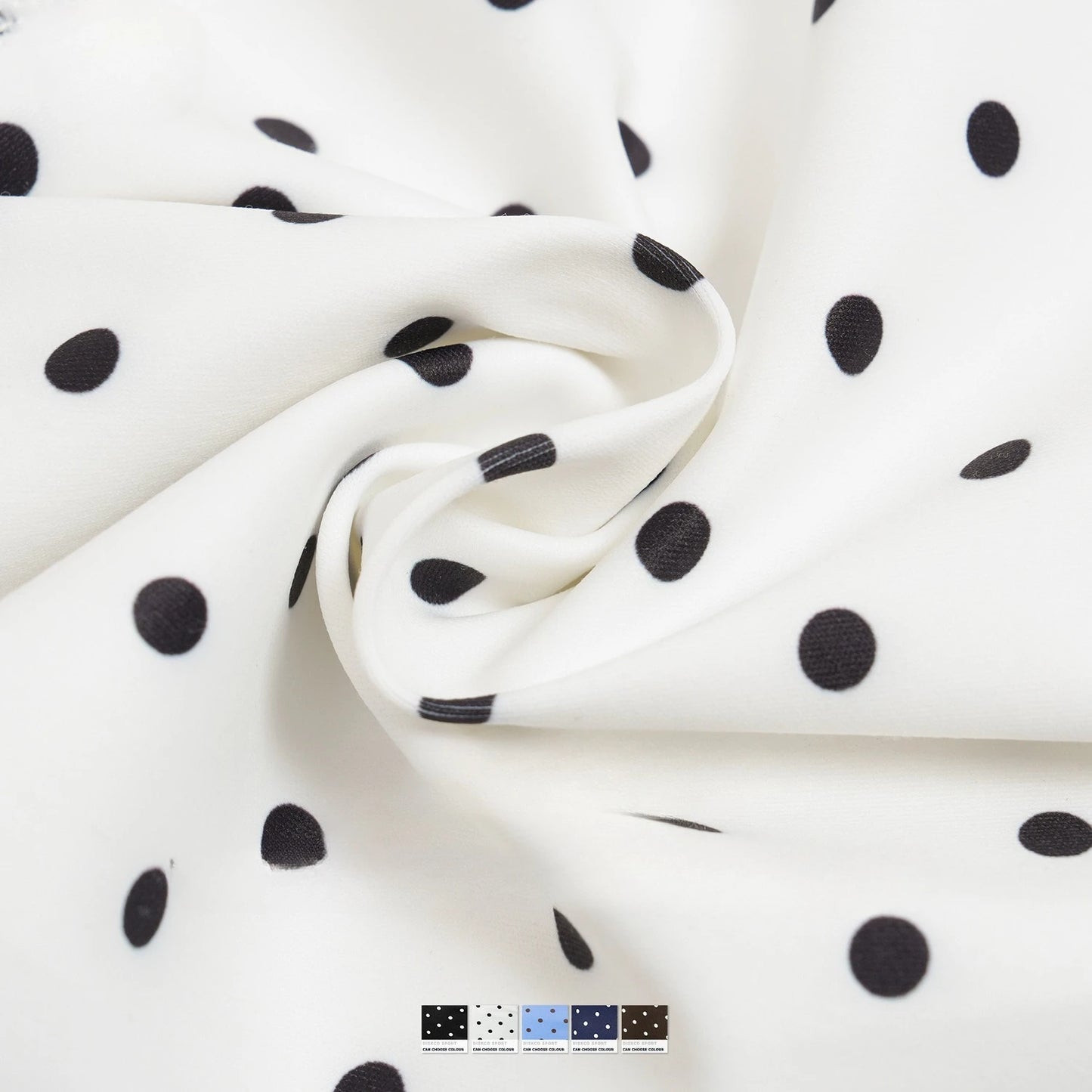 Custom LOGO women's new yoga clothes polka dot printing deep V high elastic three-dimensional fitness two-piece set