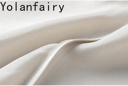 YOLANFAIRY 93% Real Mulberry Silk Camis Woman Clothing 2026 High Quality Silk Satin Tops Women's Tanks Top Sleeveless Basicwear