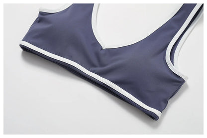 Yoga Set Women Sportswear 2PCS Gym Set High Waist Leggings Sports Bra Fitness Vest Athletic Wear Women's Suit Workout Clothes