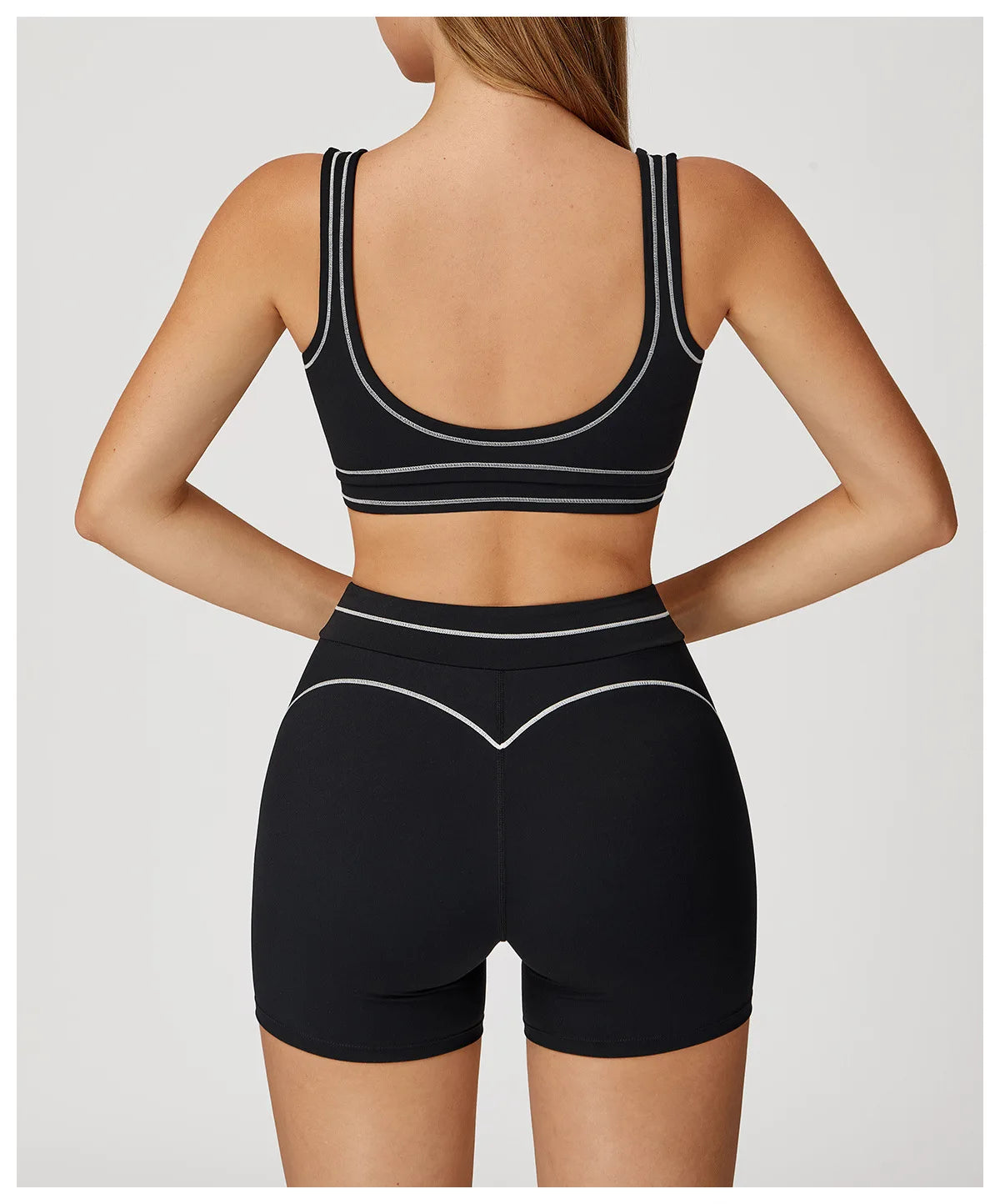 Color Contrast Yoga Bra Women Breathable Gym Fitness Bra Shockproof Sports Underwear Female Workout Bra Push Up Cycling Crop Top