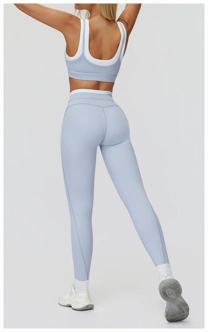 SWELTERING 2PCS Yoga Set Gym Fitness Suit Women Sports Workout Tracksuits Sportswear Female Yoga Suits Sports Bra Gym Leggings