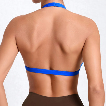 Breathable Sports Bra Anti-Sweat Fitness Top Women Underwear  Yoga Bra Shockproof Crop Top Push Up Sport Bra Gym Workout Top