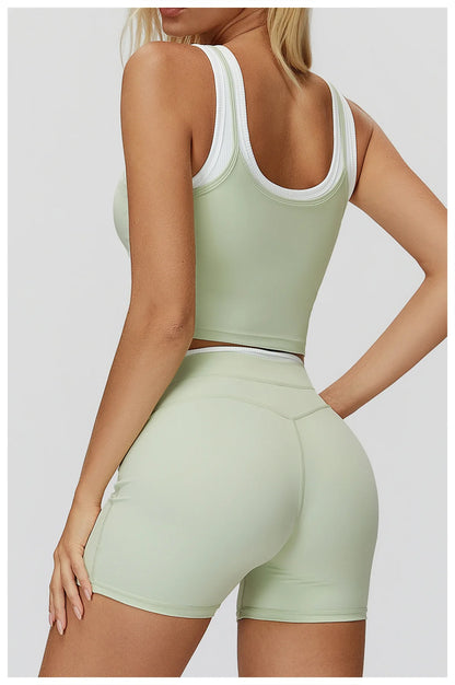 Thread Yoga Vest Women's Shockproof Gym Fitness Sports Underwear Sexy Breathable Yoga Bra Female Workout Yoga Vest Sports Bras