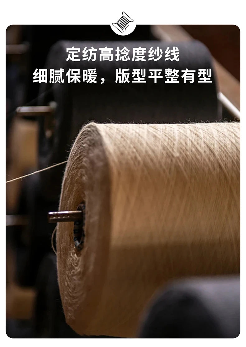 100%Pure Wool Chinese style buckle Cardigan Men Sweater Casual Comfort Knitted Long Sleeve Men's Wool Sweater Spring Autumn Coat