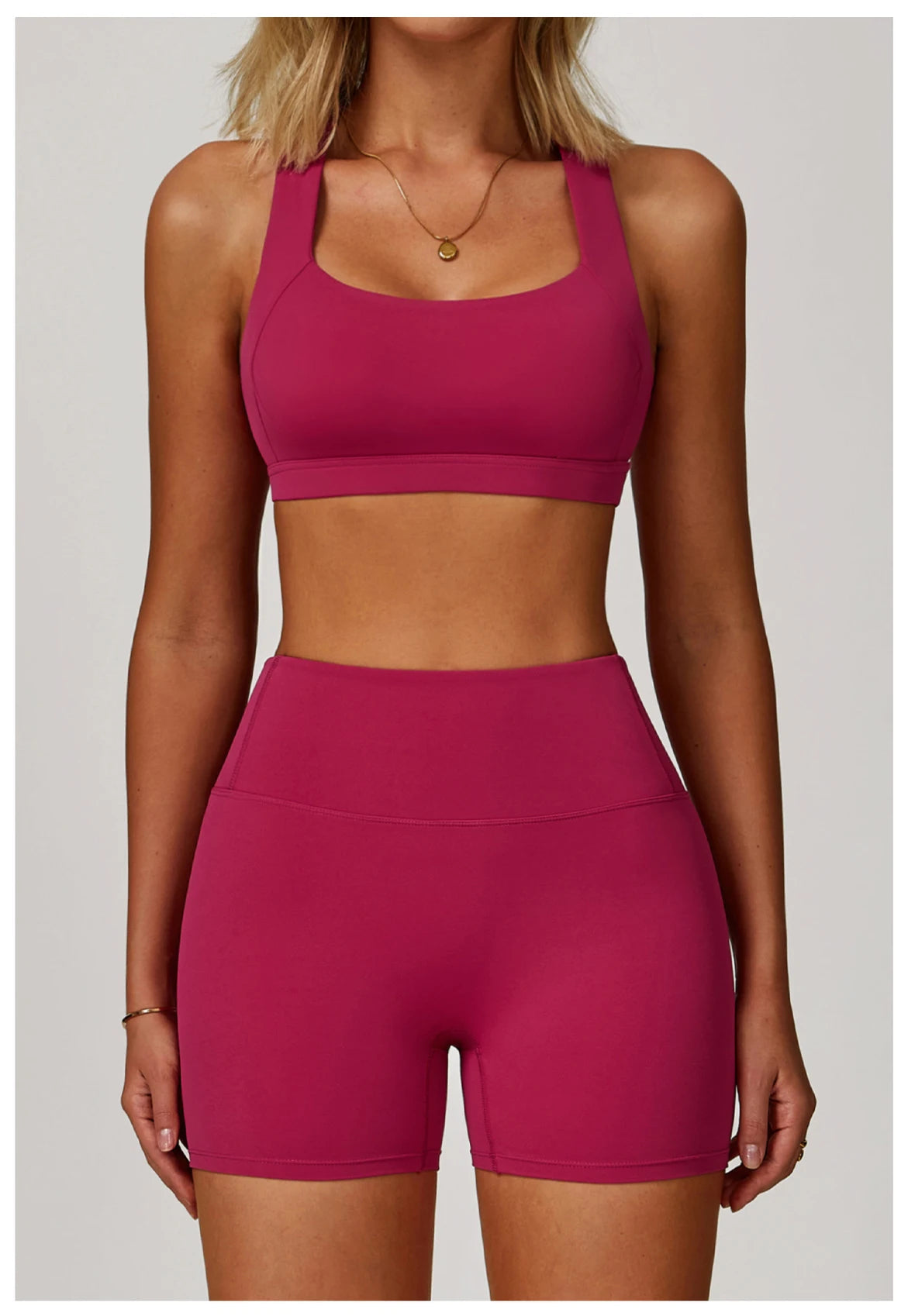 Yoga Fitness Bra Shock-absorbing Sports Bra Breathable and Quick Drying Training Running Women's Underwear High Strength Gym Bra