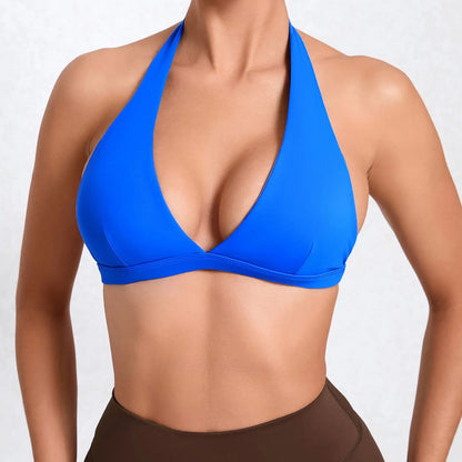 Breathable Sports Bra Anti-Sweat Fitness Top Women Underwear  Yoga Bra Shockproof Crop Top Push Up Sport Bra Gym Workout Top