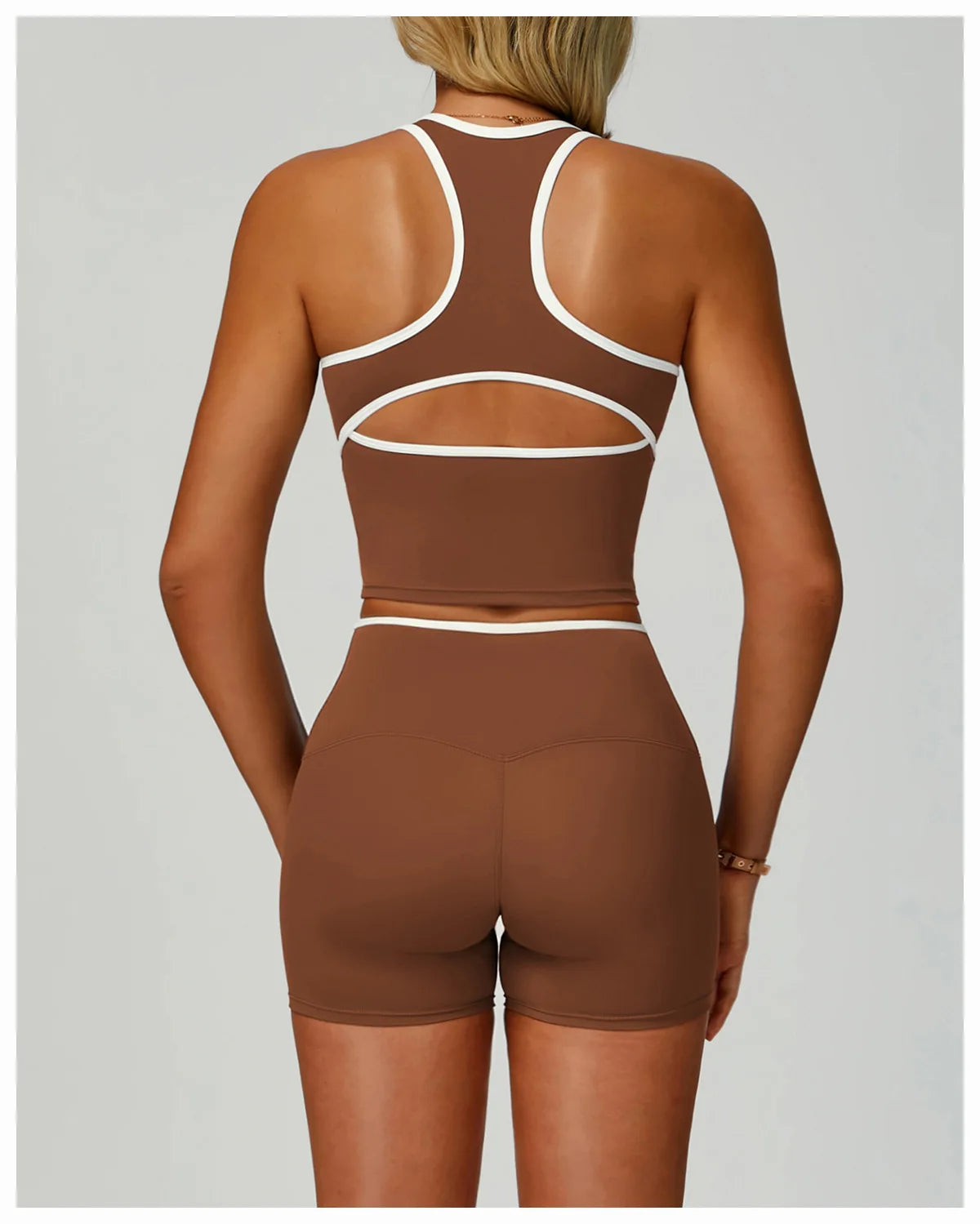 Color Block Sport Bra Yoga Vest Women high strength Tight Top Comprehensive Training Gym Workout Yoga Underwear With Chest Pad