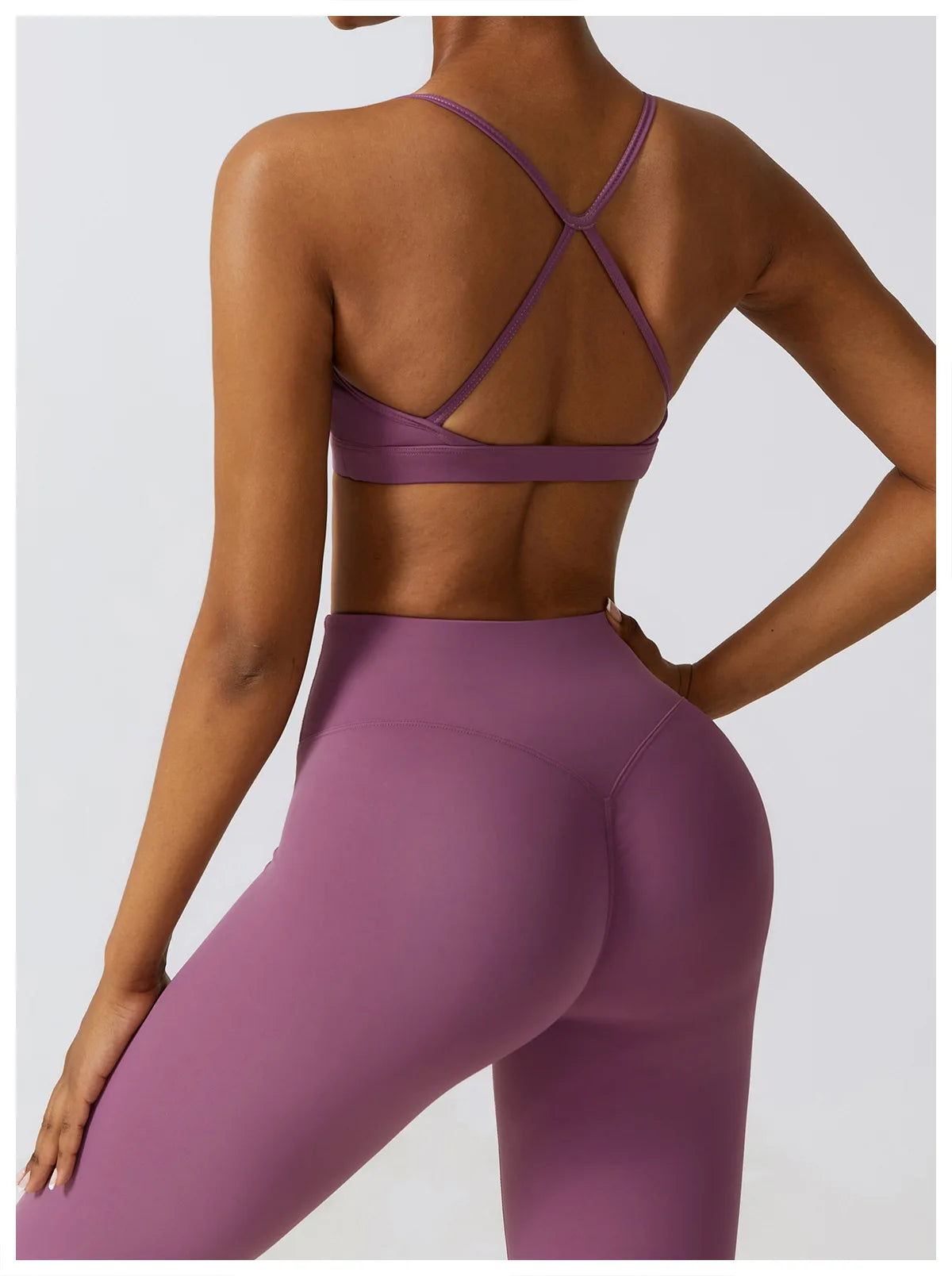 Women 2/3pcs Workout Outfits Yoga Sets Sportswear Gym Workout Clothing Tracksuit High Waist Leggings and Stretch Sports Bra