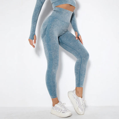 Summer Autumn Seamless Yoga Pant High Elastic Sports Fitness Legging Women High Waist Gym Scrunch Butt Running Training Leggings