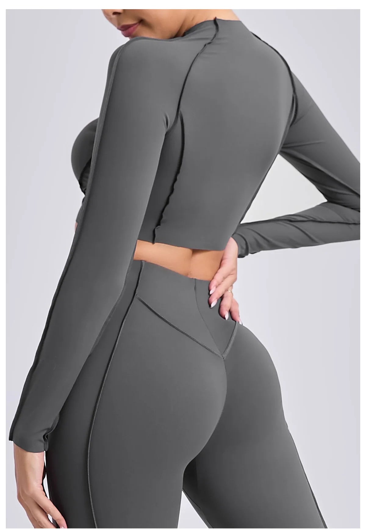 Long Sleeve Gym Shirts Sport Top Fitness Yoga Clothes for Women Active Wear Sports Shirt Elastic Fitness Yoga Running Shirts