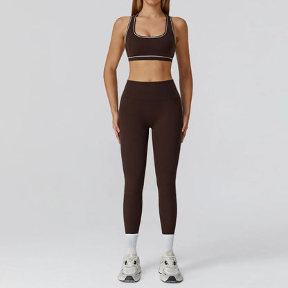 2/3PCS Yoga Suit Gym Fitness Set Women's Sports Running Workout Set Long Sleeve Sports Bra Female Athletic Wear Yoga Clothing