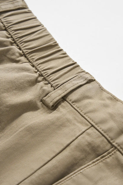 Custom LOGO men's clothing 98% cotton pleated tooling wide-leg pants autumn new loose casual men's trousers