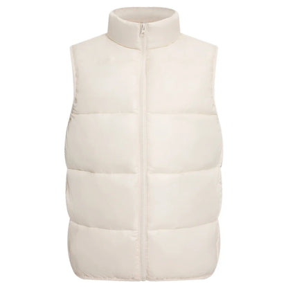 Winter Warm Down Vest Custom Team Logo Casual Sleeveless Jacket Printing Pattern Chill -proof Coat Production Company Brand Text