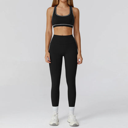 2/3PCS Yoga Suit Gym Fitness Set Women's Sports Running Workout Set Long Sleeve Sports Bra Female Athletic Wear Yoga Clothing