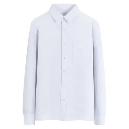 Casual Men's Long Sleeve Business Shirt Custom Logo Excellent Team Personal Professional Shirt Embroidery Printing Brand Design