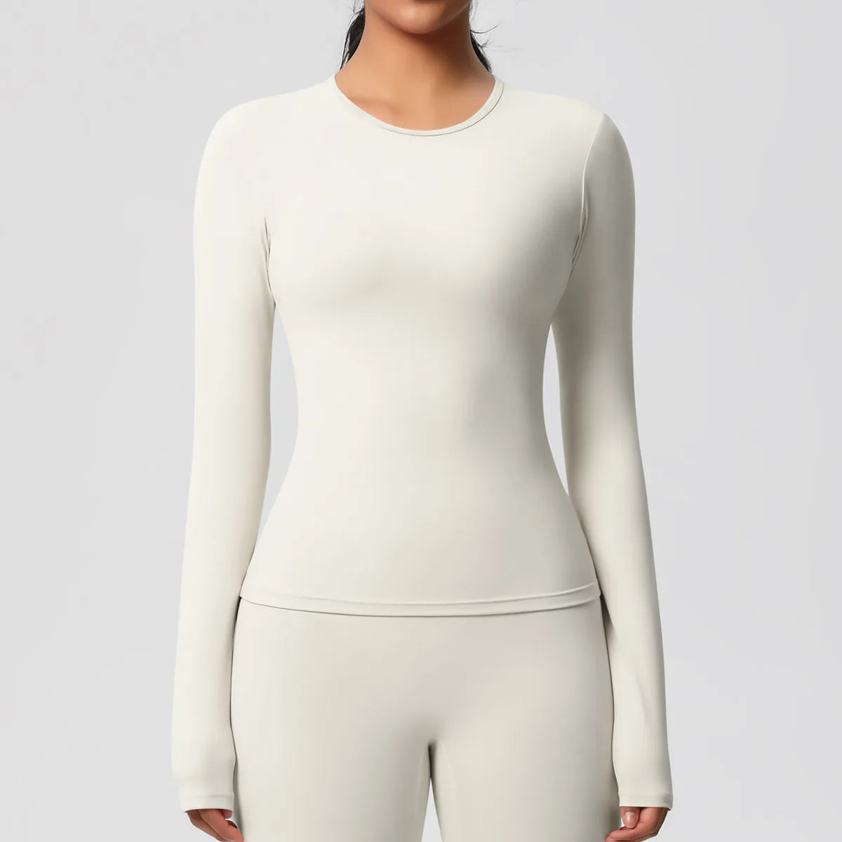 SWELTERING Women Yoga T-shirts Sports Top Long Sleeve Gym Workout Running Shirts Exposed Navel Quick Dry Fitness Gym Sport Wear