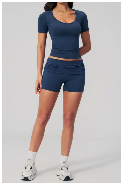 Summer 2PCS Tracksuits Yoga Suit Female Fitness Suit Running Workout Tops Shockproof Crop Sports Top Athletic Wear Sports Suit