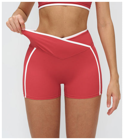 Yoga Shorts Women Sports Biker Shorts High Waist Gym Fitness Shorts Workout Cycling Tights Female Sports Yoga Short Leggings
