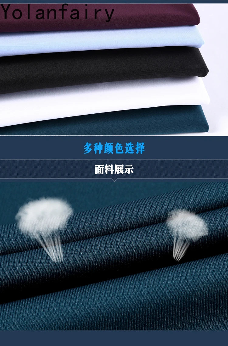 YOLANFAIRY 100% Mulberry Silk Long Sleeve Shirt Man Spring Autumn Casual Silk Mens Shirts Warm Male White Shirt chemises hommes