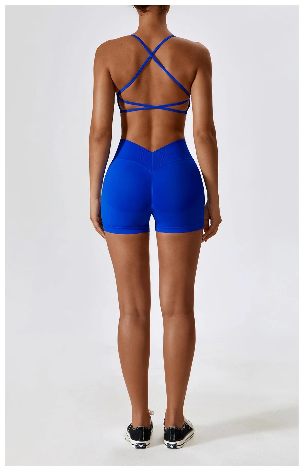 Seamless Yoga Set Gym Suits With Shorts Crop Top Sexy Bra Women's Pants 2 Pieces Set Running Workout Outfit Fitness Clothing