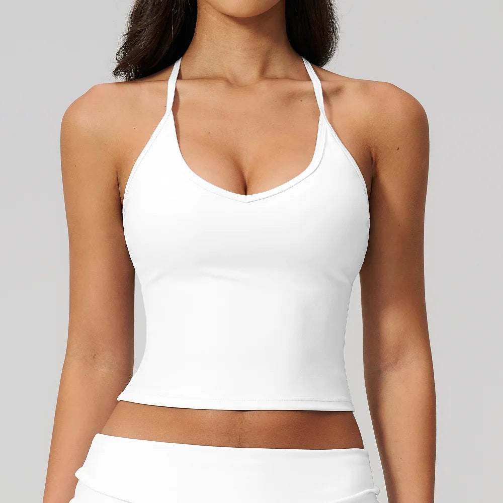 Women Fitness Sports Bra Top Shockproof Gym Workout Vest Quick Drying Pilates Yoga Tank Top Female Running Push Up Underwear