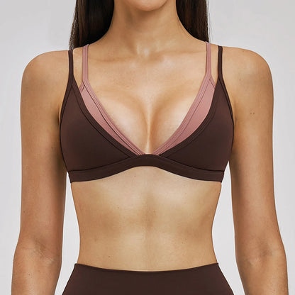 Women Sexy Sports Bra Shockproof Workout Underwear Yoga Bra Gym Push Up Lingerie Female Yoga Fitness Crop Top Sports Underwear