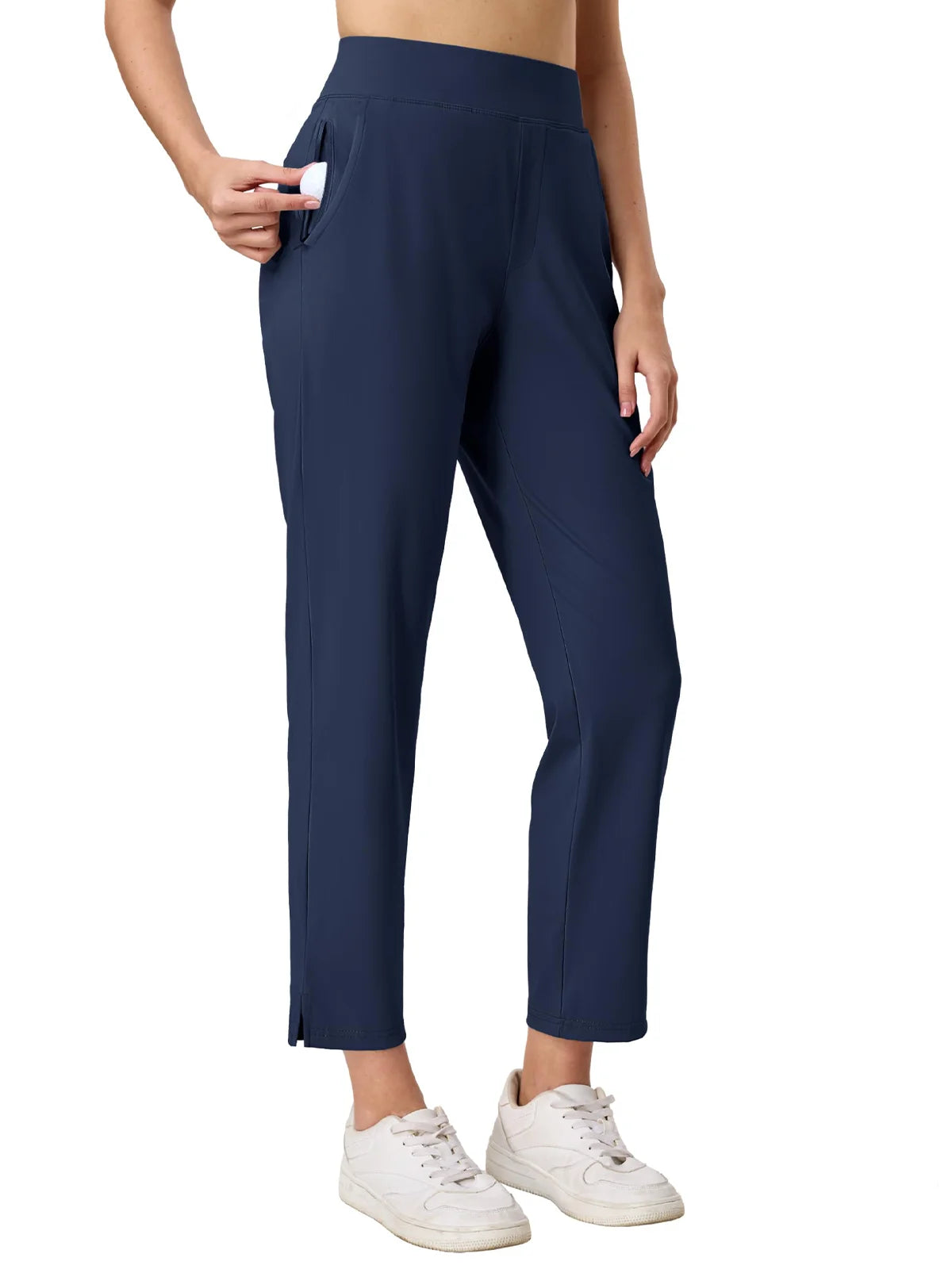 TACVASEN UPF 50+ Golf Pants Women's Lightweight Quick Dry Stretch Pants High Waisted Work Athletic Casual Pants 5 Pockets