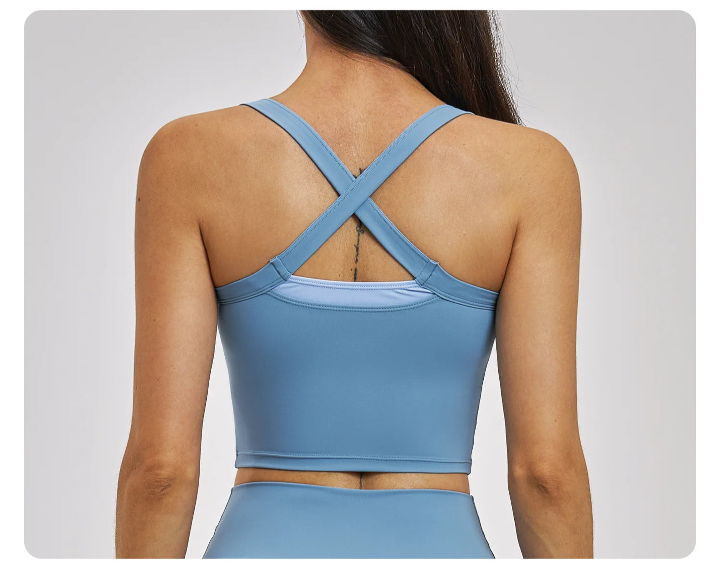 Yoga Vest Women's Shockproof Sports Underwear Gym Fitness Top Yoga Clothes Female Workout Underwear Running Push Up Sports Vest