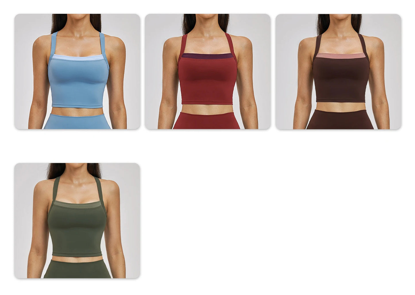 Yoga Vest Women's Shockproof Sports Underwear Gym Fitness Top Yoga Clothes Female Workout Underwear Running Push Up Sports Vest