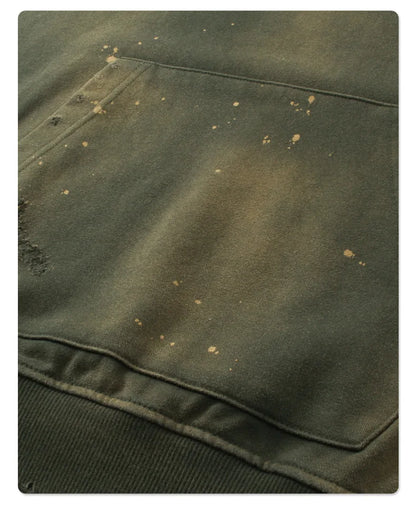 Custom LOGO2024 autumn and winter 450g cotton polyester terry old men's and women's street suits oversize loose washing hoodie