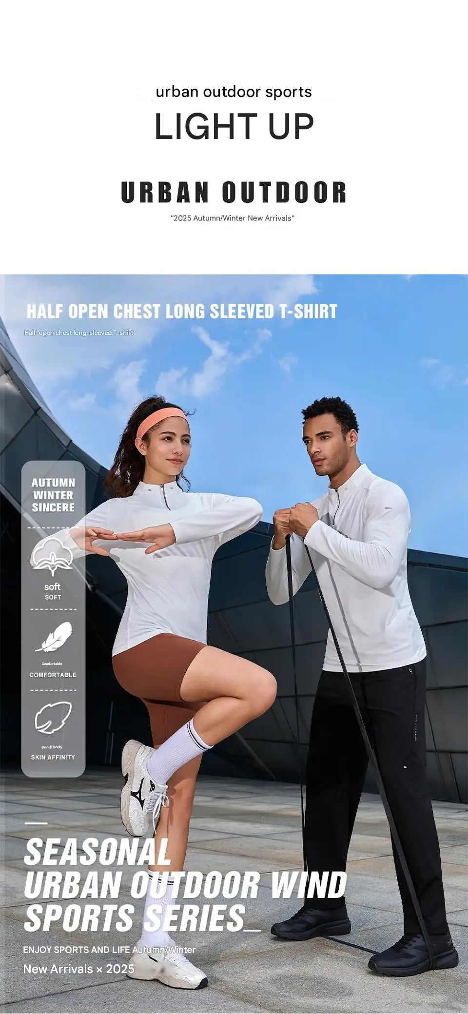 #9895-XIYU High Quality Autumn Men Long Sleeved T-shirt Fashion Sport Round Collar Fitness Running Breathability Training Men