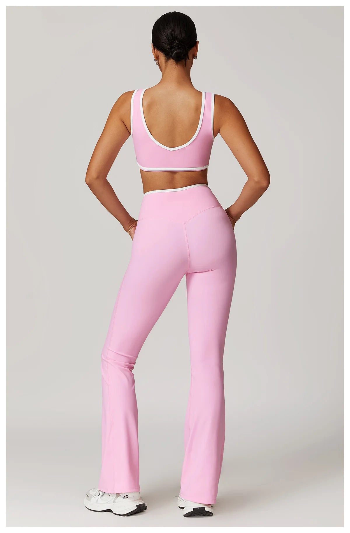 Yoga Set Women Sportswear 2PCS Gym Set High Waist Leggings Sports Bra Fitness Vest Athletic Wear Women's Suit Workout Clothes