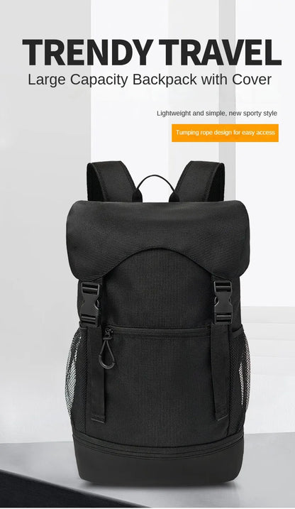 Large Capacity Basketball Backpack custom logo waterproof Training Bag Sports Basketball print photo Soccer Bags travel backpack