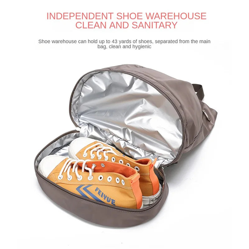Customized Dry Wet Separation Fitness Bag Printed Logo Swimming Bag Waterproof Travel Sports Bag Printed Photo Name