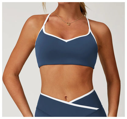 Gym Underwear Sport Bra Women's Sports Bra Anti-sweat Breathable Yoga Bra Shockproof Crop Top Fitness Top Push Up Workout Tops