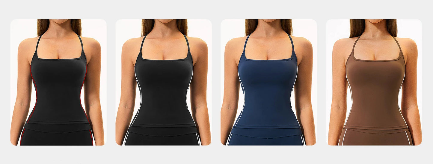 Women Fitness Top U-neck Yoga Bra Y-shape Back Sports Underwear Yoga Jogging Corp Top Female Workout Underwear Sports Yoga Bra