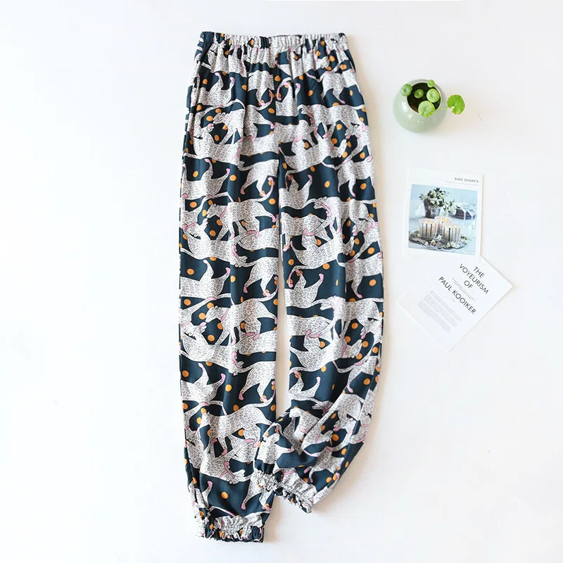 Summer new ladies 100%viscose pajama set short-sleeved shorts thin section home service loose large size two piece set plus size