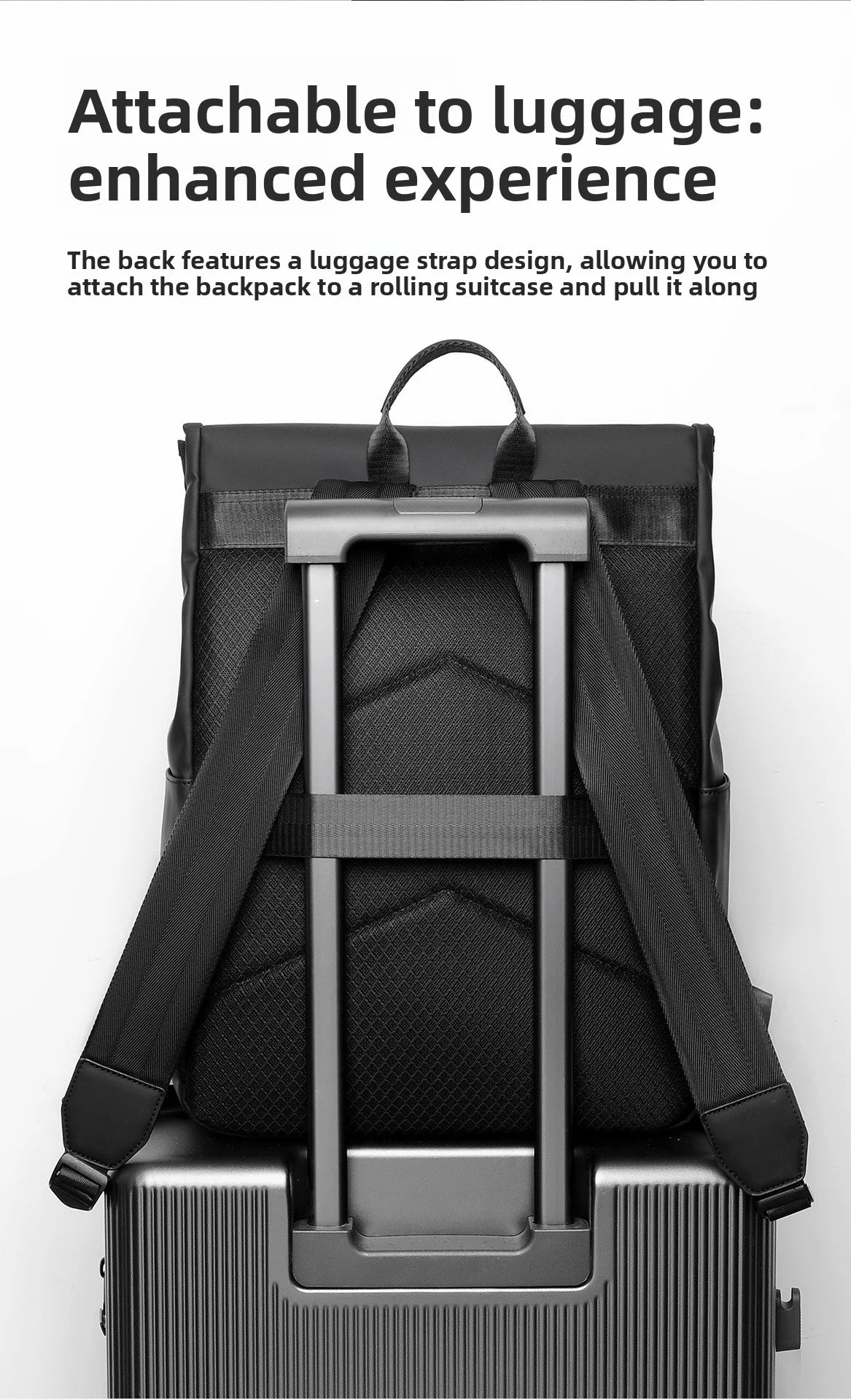 Personalized men's backpack with logo name fashionable women's backpack lightweight computer backpack company giftn