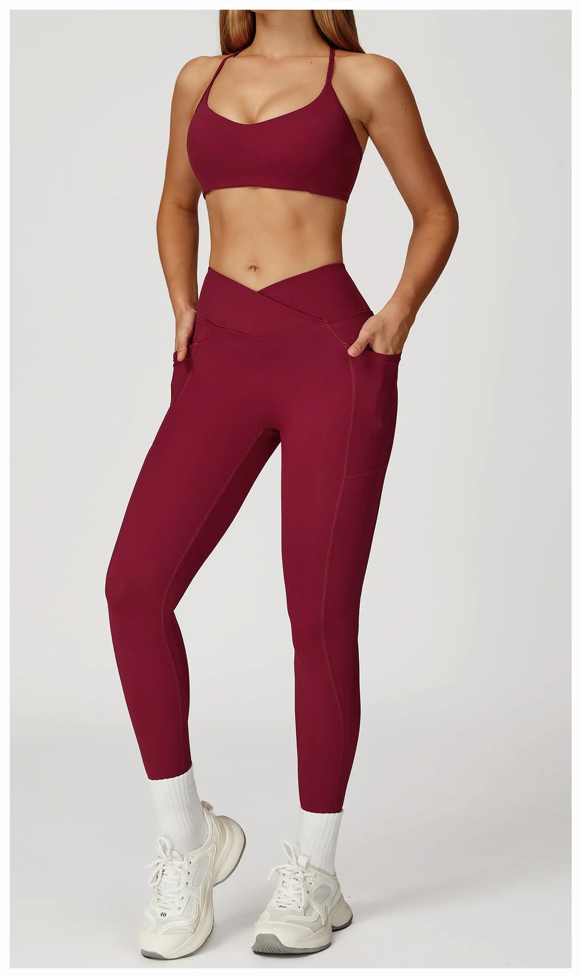Women Sportswear Yoga Set 2PCS Sport Suit Gym Workout Clothes Women's Tracksuits Fitness Gym Vest High Waist Sports Leggings