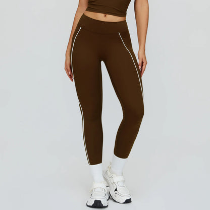 Women Yoga Leggings High Waist Gym Fitness Pants Stretch Sports Pants Female Push Up Workout Trousers Solid Color Tights Running