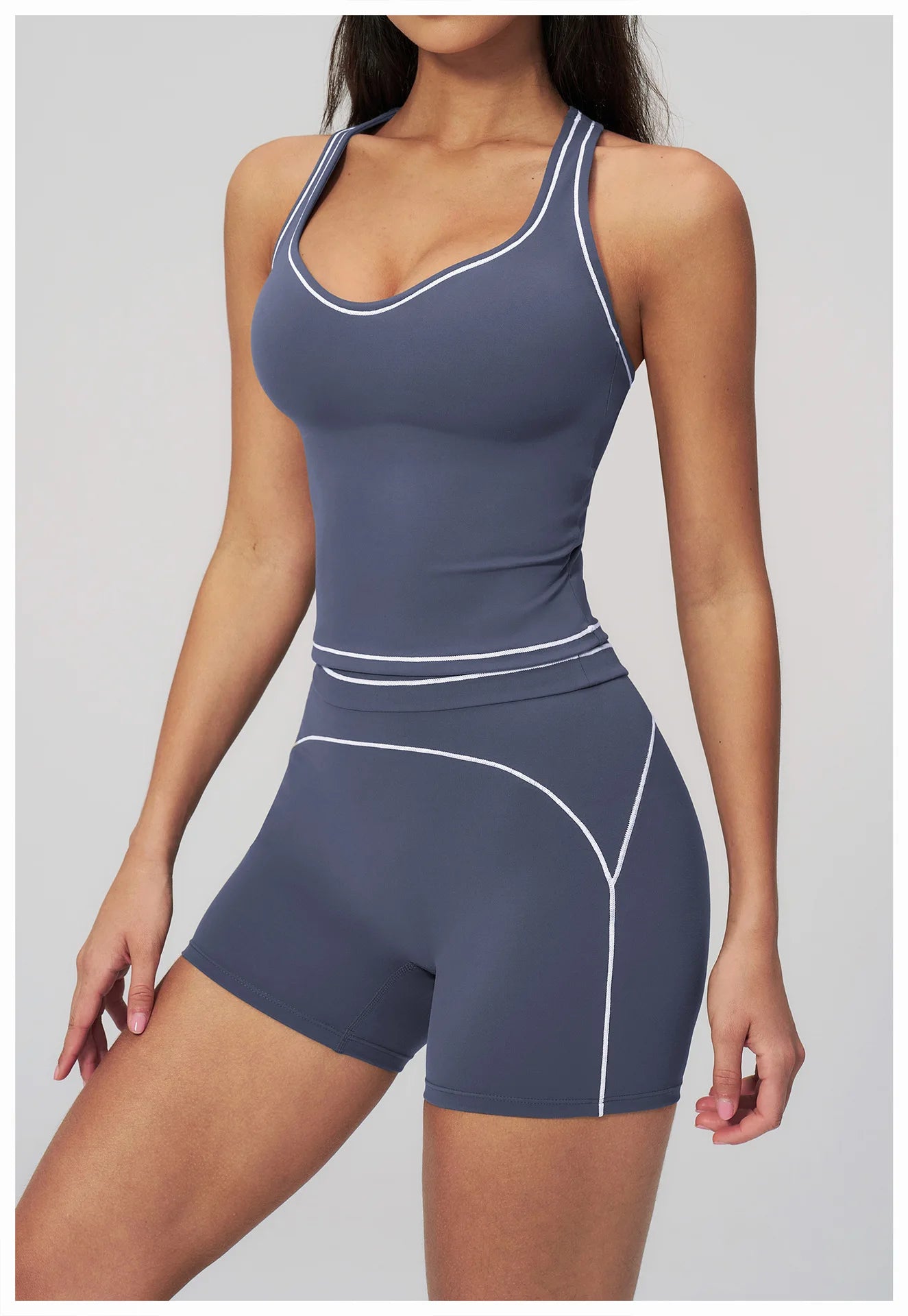 Sports Gym Fitness Vest with Chest Pad Women Color Contrast Shockproof Yoga Bras Female Workout Sports Underwear Yoga Clothes
