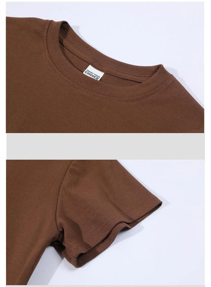 Custom LOGO DIY Women's Short Sleeve Solid Slim Fit Crew Neck Tee Basic Skinny Ribbed Tight Athletic Casual Workout Yoga Tshirt