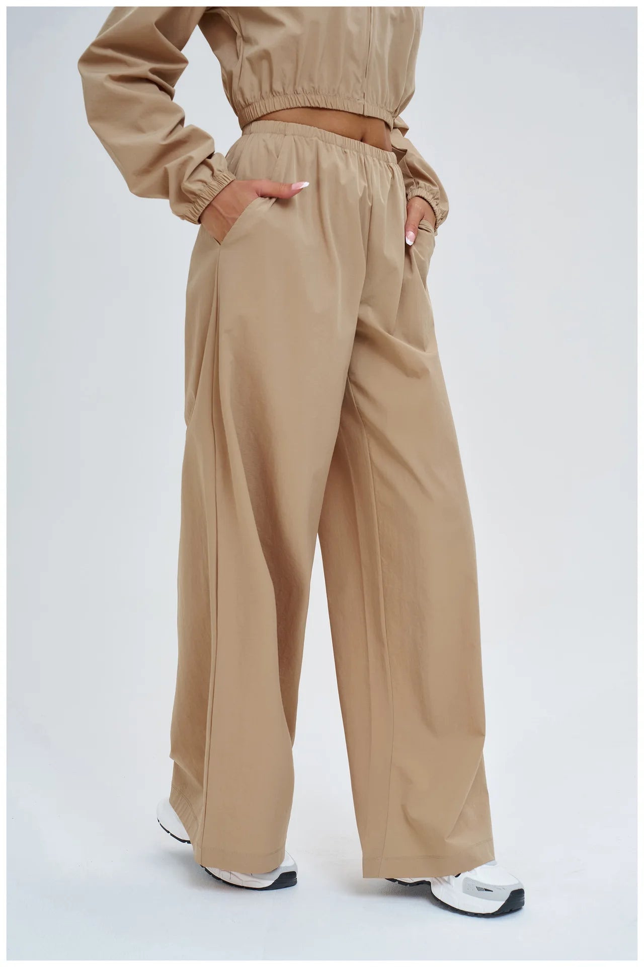 Women Sun protection Bell Bottom Pants Wide Leg Sports Yoga Pants Casual Fitness Pants Female High Waisted Gym Workout Pants