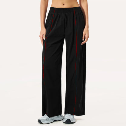 Sun Protection High Waist Wide Leg Yoga Pants Fitness Sports Bell-bottoms Push Up Gym Workout Flared Pants Female Cycling Pants