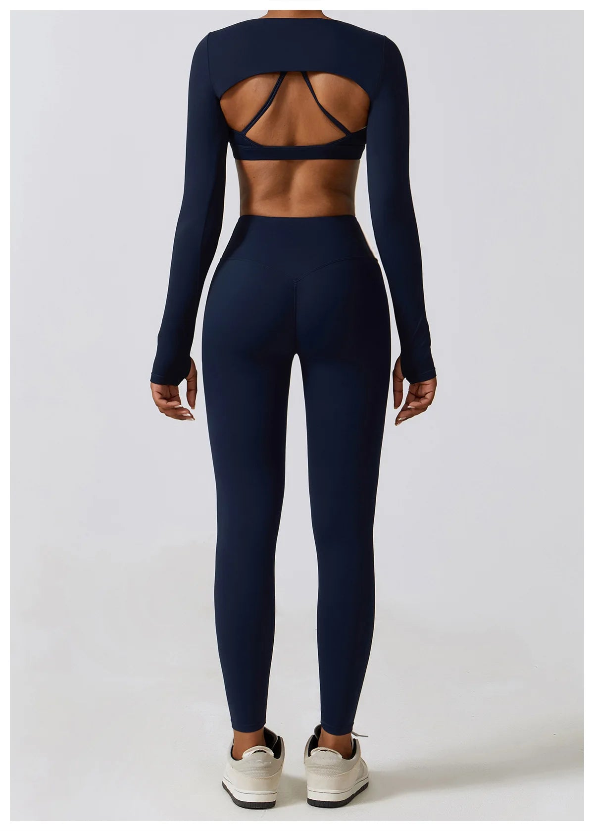 Customized LOGO women's autumn and winter tight yoga clothes quick-drying sports and thin fitness clothes three-piece set