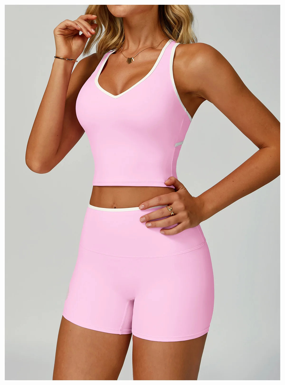 Color Block Sport Bra Yoga Vest Women high strength Tight Top Comprehensive Training Gym Workout Yoga Underwear With Chest Pad