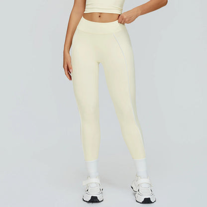 Women Yoga Leggings High Waist Gym Fitness Pants Stretch Sports Pants Female Push Up Workout Trousers Solid Color Tights Running