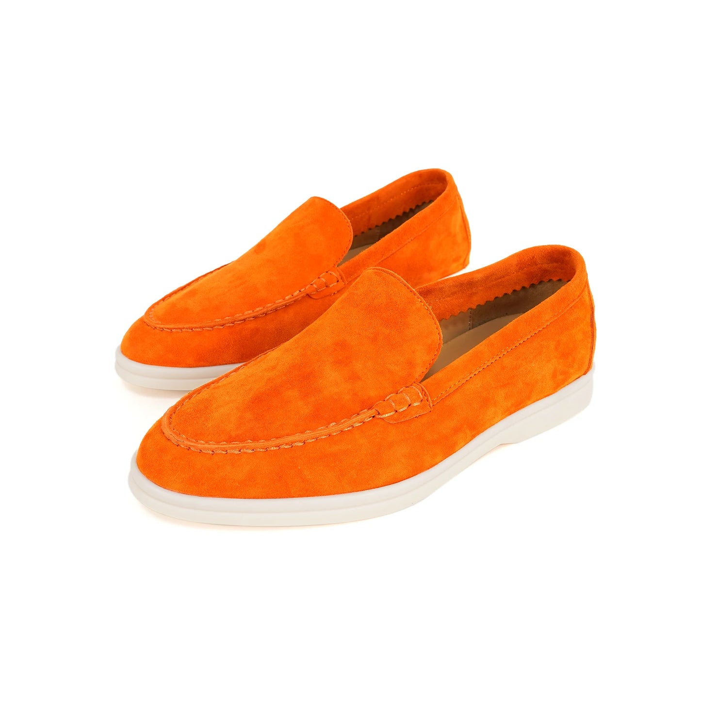 Luxury leather, designer women's loafers, women's flat walking shoes, women's comfortable casual shoes, summer shoes, casual 44